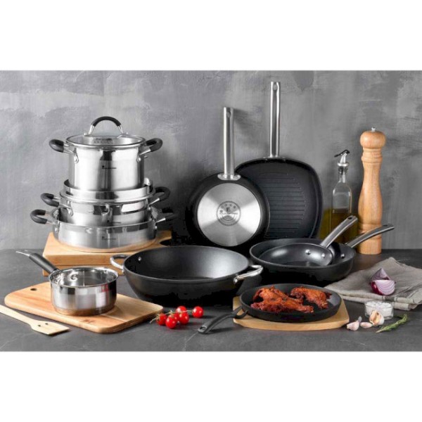 Фото - Сотейник Masterpro Foodies collection 3,8 л (BGMP-1503-BK)