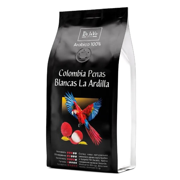 Фото - Кава в зернах DeJaVu Colombia Penas Blancas La Ardilla 250г