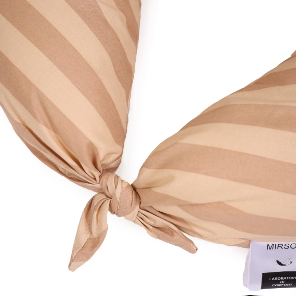 Фото - Подушка для кормления MirSon №5020 Color Line 17-0602 Stripe Creamy 30х170 (2200010969801)