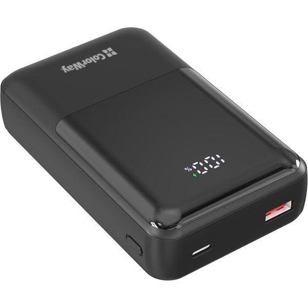 Фото - Батарея мобильная Colorway 20 000 mAh DigiPower USB QC4.0 + USB-C PD45W Black (CW-PB200LP04BK)
