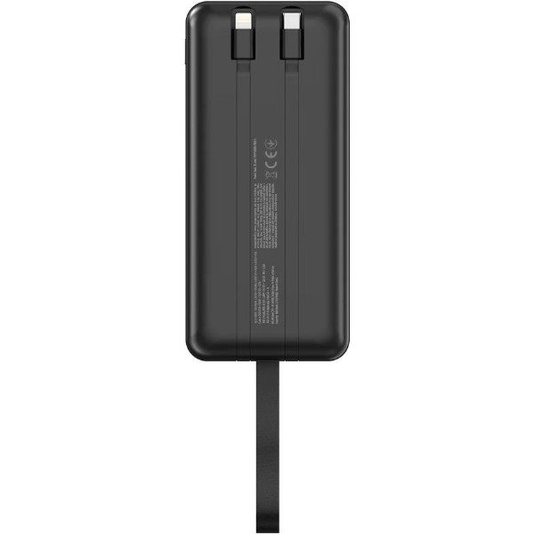 Фото - Батарея мобильная Colorway 30 000 mAh EnergyHub USB QC4.0 + USB-C PD22.5W Black (CW-PB300LP05BK)