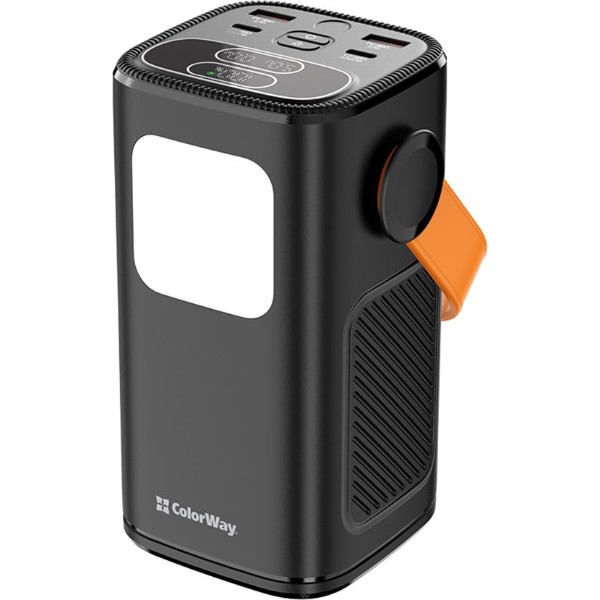 Фото - Батарея мобільна Colorway 40 000 mAh NightWork USB QC4.0 + USB-C PD65W Black (CW-PB400LP06BK)
