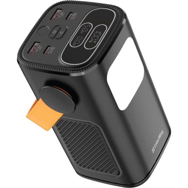 Фото - Батарея мобільна Colorway 40 000 mAh NightWork USB QC4.0 + USB-C PD65W Black (CW-PB400LP06BK)