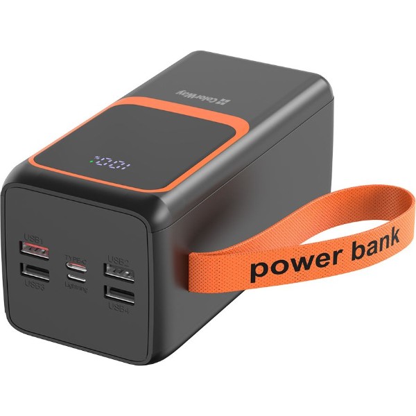 Фото - Батарея мобільна Colorway 50 000 mAh PowerView USB QC4.0 + USB-C PD22.5W Black (CW-PB500LP02BK)
