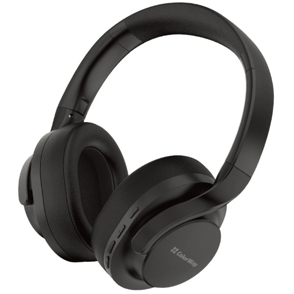 Фото - Навушники повнорозмірні бездротові Colorway AERO ANC Black (CW-HBT02BK)