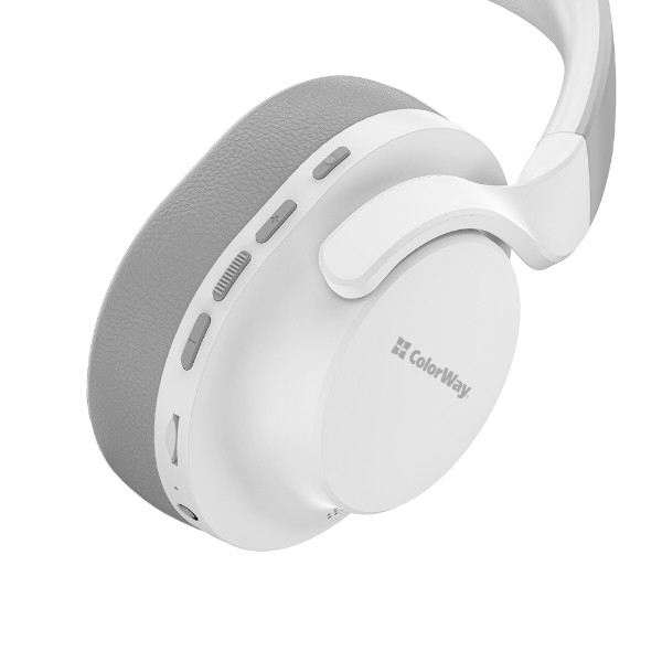 Фото - Наушники полноразмерные беспроводные Colorway AERO ANC White (CW-HBT02WT)