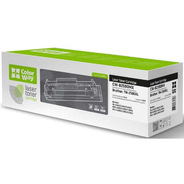 Фото - Картридж для лазерних принтерів/БФП Colorway Brother (TN2590XL) HL-L2402D/L2442DW/L2460DN (CW-B2590MX)