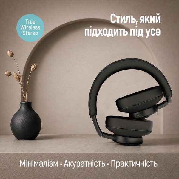 Фото - Наушники полноразмерные беспроводные Colorway CORE ANC Black (CW-HBT03BK)
