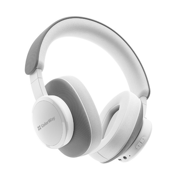 Фото - Навушники повнорозмірні бездротові Colorway CORE ANC White-Gray (CW-HBT03WG)
