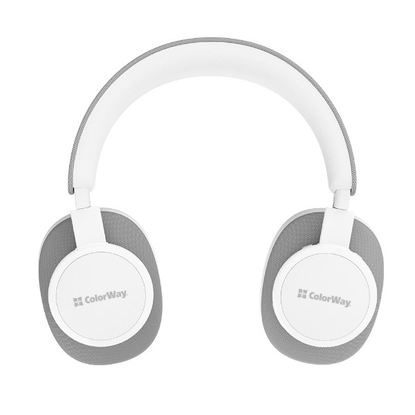 Фото - Навушники повнорозмірні бездротові Colorway CORE ANC White-Gray (CW-HBT03WG)