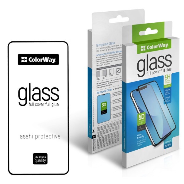 Фото - Захисне скло для смартфону Colorway 9H FC glue Xiaomi Poco X8 black (CW-GSFGXPX8-BK)