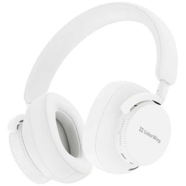 Фото - Наушники полноразмерные беспроводные Colorway PRIME White (CW-HBT01WT)
