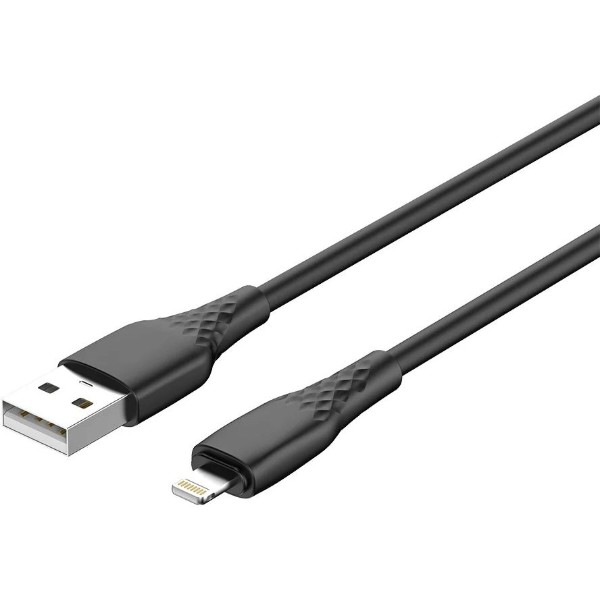 Фото - Кабель Colorway USB - Apple Lightning 3А 2м Black (CW-CBUL095-BK)