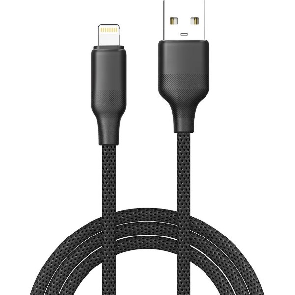 Фото - Кабель Colorway USB - Apple Lightning 3А 2м Black (CW-CBUL102-BK)
