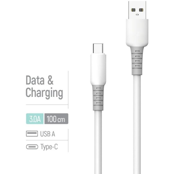 Фото - Кабель Colorway USB - Type-C 1м White (CW-CBUC093-WT)