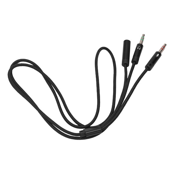 Фото - Перехідник Colorway 3.5мм AF в 3.5 мм 2 AM 1м (CW-AD-J2MJ)