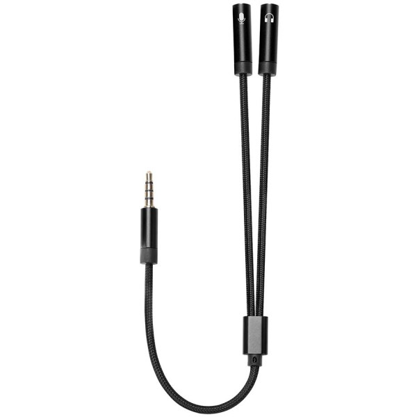 Фото - Переходник Colorway 3.5мм AM в 3.5 мм 2 AF 28 см (CW-AD-J2FJ)