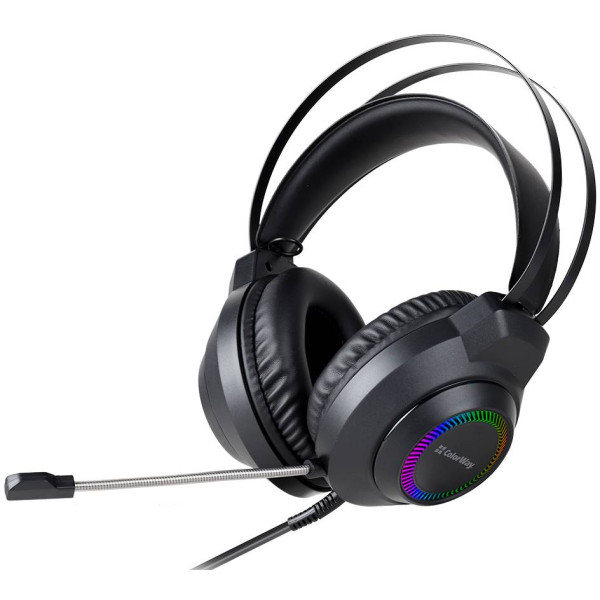 Фото - Гарнитура проводная игровая Colorway BlazeCore RGB Black (CW-HPG03BK)