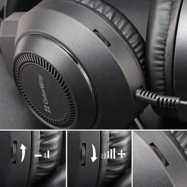 Фото - Гарнитура проводная игровая Colorway BlazeCore RGB Black (CW-HPG03BK)