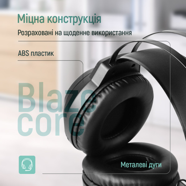 Фото - Гарнитура проводная игровая Colorway BlazeCore RGB Black (CW-HPG03BK)