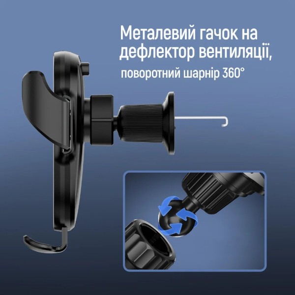 Фото - Автотримач Colorway ClampSnap Holder Black (CW-CHMH19-BK)