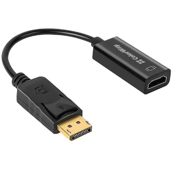 Фото - Перехідник Colorway DisplayPort to HDMI Female Black (CW-AD-DPHD)