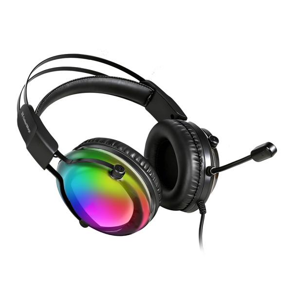 Фото - Гарнітура дротова ігрова Colorway Firestrike RGB Black (CW-HPG04BK)