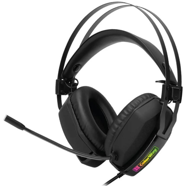 Фото - Гарнітура дротова ігрова Colorway Hyperblast RGB Black (CW-HPG05BK)