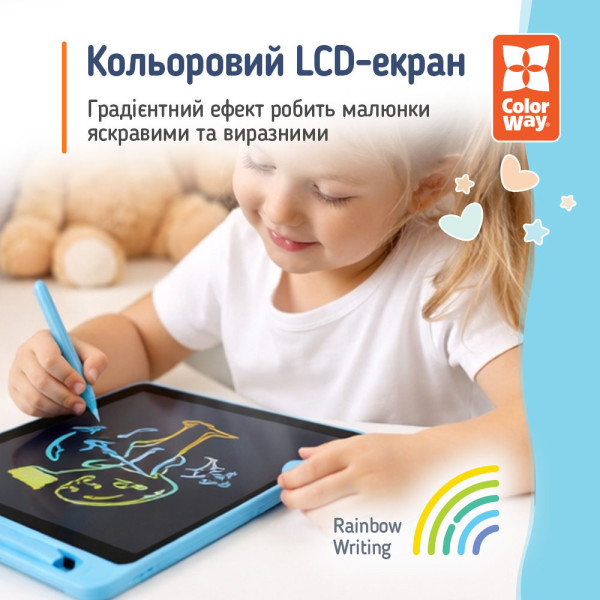 Фото - Графічний планшет Colorway LCD Writing Tablet 10 (CW-WT10C)