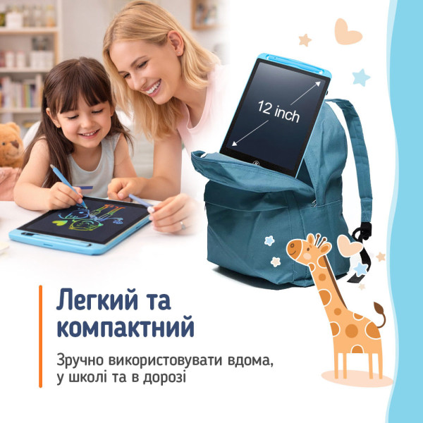 Фото - Графічний планшет Colorway LCD Writing Tablet 12 (CW-WT12C)