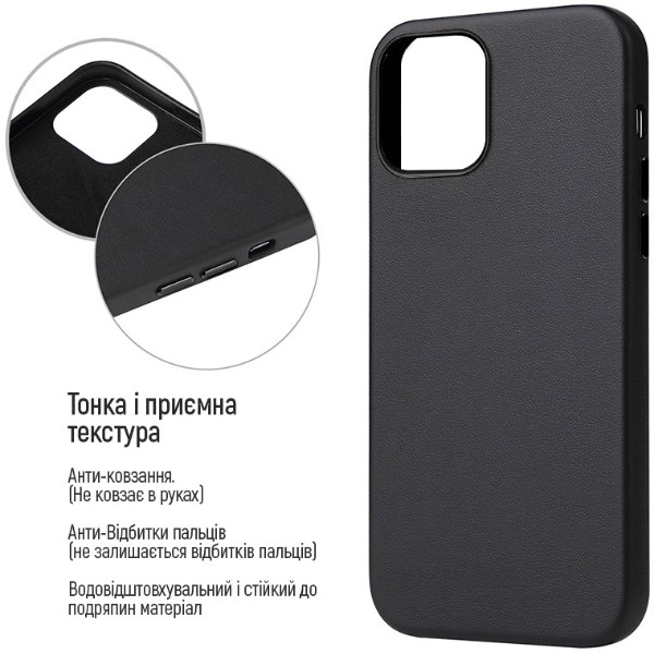 Фото - Чохол для смартфону Colorway Origin Leather Case Apple iPhone 11 Black (CW-COLAI11-BK)