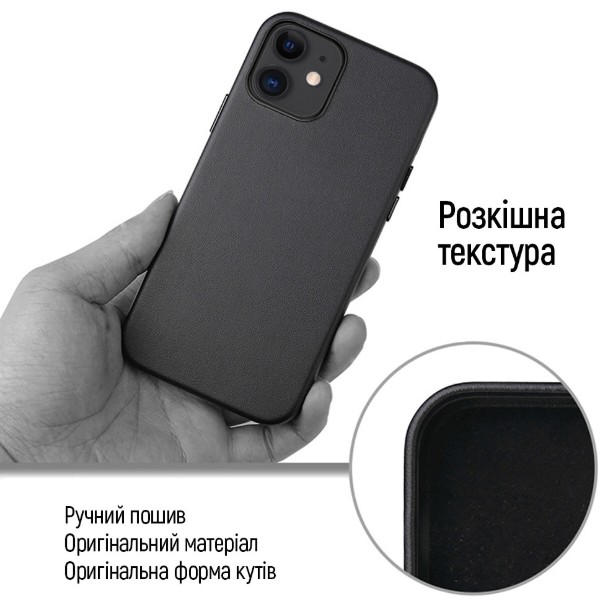 Фото - Чохол для смартфону Colorway Origin Leather Case Apple iPhone 11 Black (CW-COLAI11-BK)