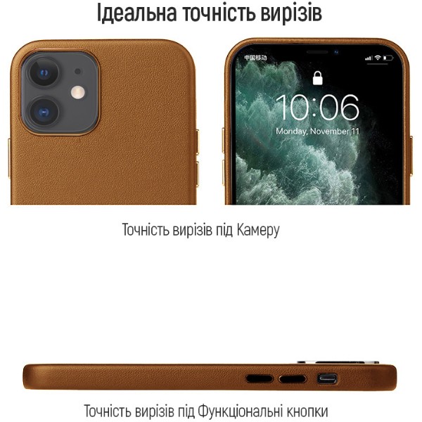 Фото - Чохол для смартфону Colorway Origin Leather Case Apple iPhone 11 Brown (CW-COLAI11-BN)