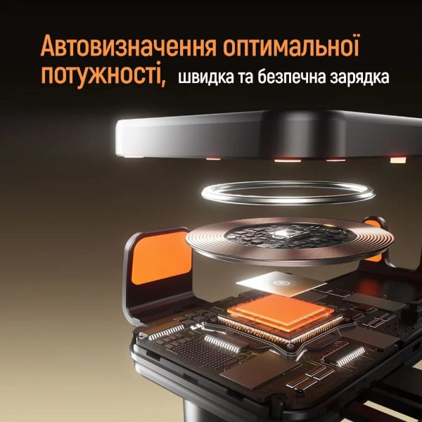 Фото - Автотримач з бездротовою зарядкою Colorway Ultra-mini 15W Black (CW-CHAW069Q-BK)