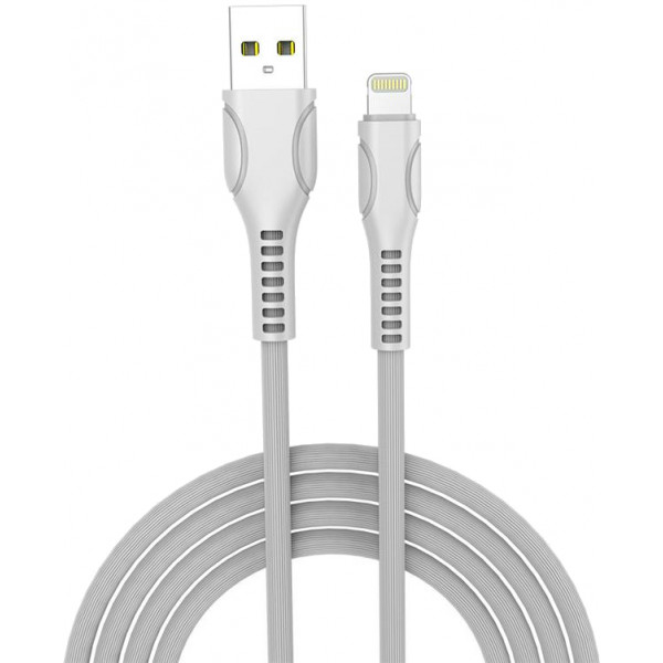 Фото - Кабель Colorway USB-Lightning (line-drawing) 1m White (CW-CBUL027-WH)