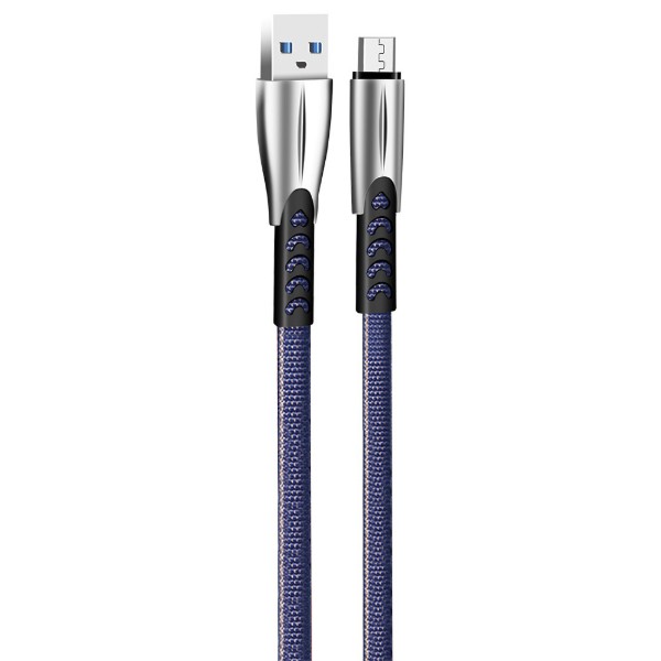 Фото - Кабель Colorway USB-microUSB 1m Blue (CW-CBUM011-BL)