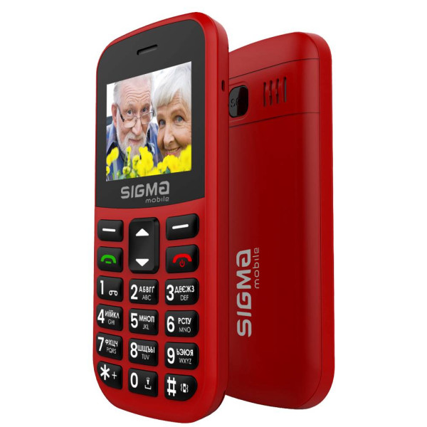 Фото - Мобільний телефон Sigma mobile Comfort 50 EASY TYPE-C Red