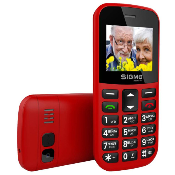 Фото - Мобільний телефон Sigma mobile Comfort 50 EASY TYPE-C Red