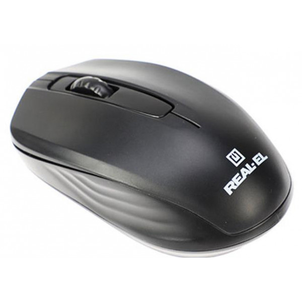 Фото - Клавіатура + миша бездротова REAL-EL Comfort 9010 Kit Black USB