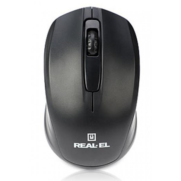Фото - Клавіатура + миша бездротова REAL-EL Comfort 9010 Kit Black USB