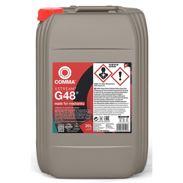 Фото - Антифриз COMMA XSTREAM G48 AF CONC 20л (XSG20L)