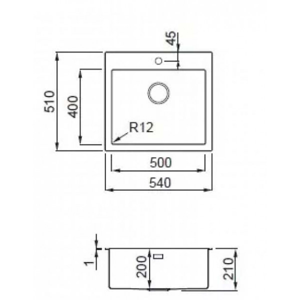 Фото - Мийка кухонна Elleci Compass 500