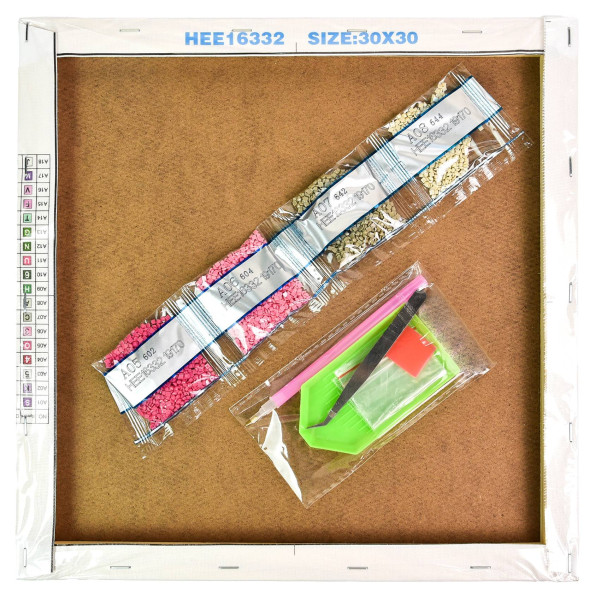 Фото - Алмазний живопис Strateg Щасливі моменти 30х30 см (HEE16325)