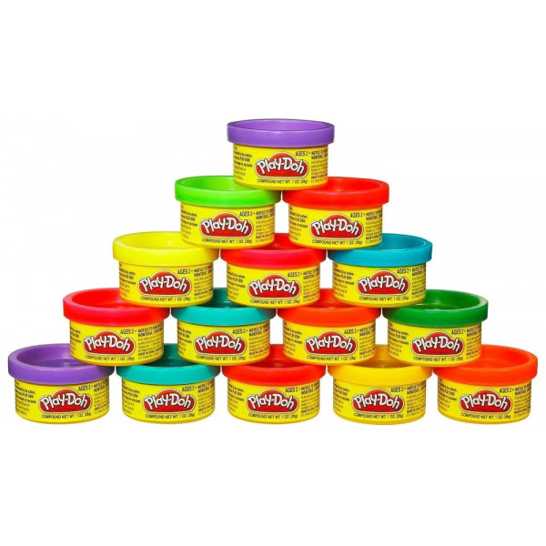 Фото - Набори для ліплення Play Doh Hasbro для свята 15 міні-баночок (18367)