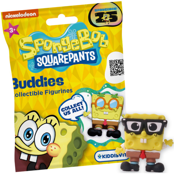 Фото - Ігрова фігурка-сюрприз Cool Things серії Buddies 3D - ГУБКА БОБ в асортименті (SP007-CDU)