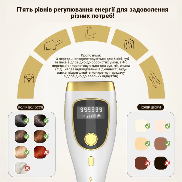 Фото - Фотоепілятор INSPIRE Sapphire XM-L011W