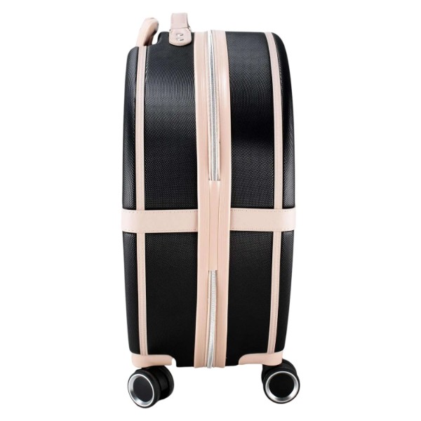 Фото - Валіза Semi Line M Black/Pink Cream (T5671-3)