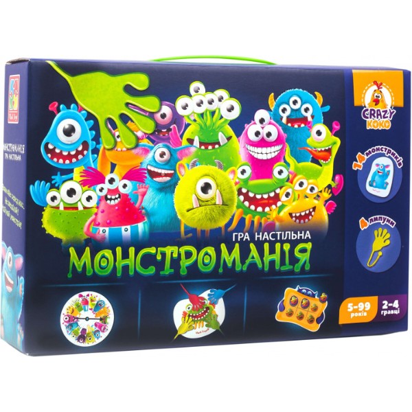 Фото - Настільна гра (5-7 років) Vladi Toys Монстроманія укр. (VT8044-23)
