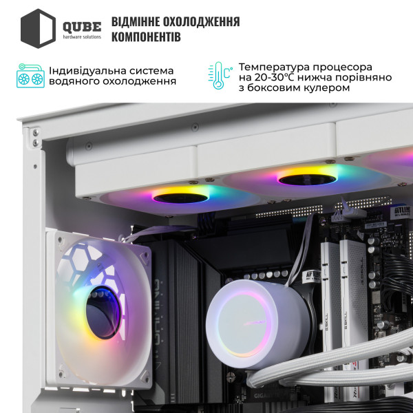 Фото - Системный блок QUBE QB Core Ultra 9 285KF RTX 5090 32GB TK3W 961010Win (CoreUltra9285KFRTX509032GBTK3W961010Win)
