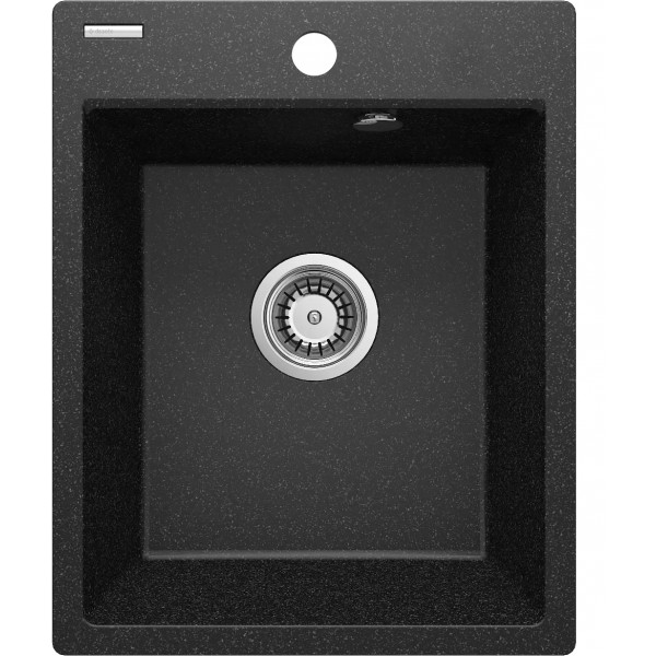 Фото - Мийка кухонна+змішувач Deante Corio ZRC_2103 + BOC_N74M, графіт (ZRCE2103)